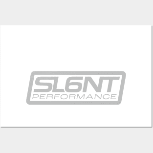 Slant 6 Performance (Gray + White) Posters and Art
